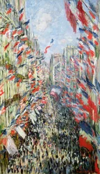 The Rue Montorgueil, Paris, Celebration of June 30, 1878
